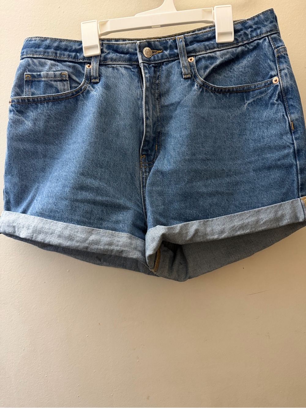 Wild Fable Highest Rise “HAPPY” Mom Shorts